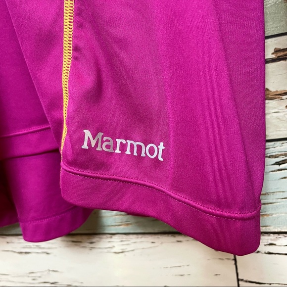 Women’s Marmot Quarter Zip Fuchshia Pullover Long Sleeve Base Layer Size XL - Picture 3 of 11